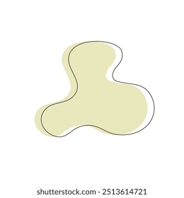 Blob Ilustración vectorial diseño de arte abstracto