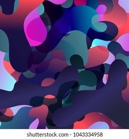 Blob Wavy Simple Gradient Shapes Background / Texture