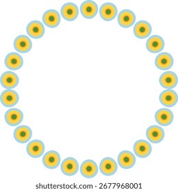 Marco de blobs para texto. Gráficos de arte moderno para hipsters. Marco redondo vacío geométrico elegante colorido