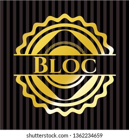 Bloc gold emblem