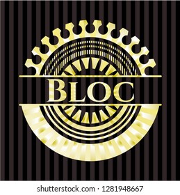 Bloc golden badge