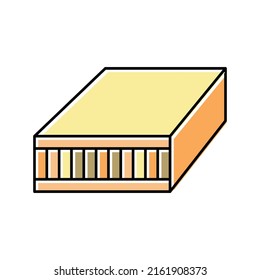 block board color icon vector. block board sign. isolated symbol illustration