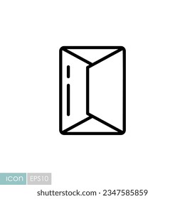 Block of butter package vector icon. Dairy product sign. Graph symbol for cooking web site and apps design, logo, app, UI