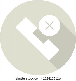 Diseño de iconos de vectores de círculo de llamada de bloques
