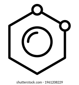 Block chain icon. Outline Block chain vector icon for web design isolated on white background