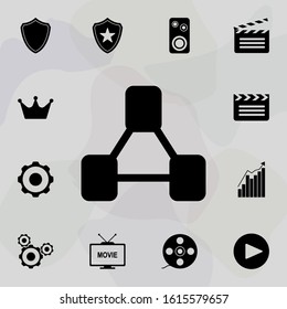 block chain icon. web icons universal set for web and mobile