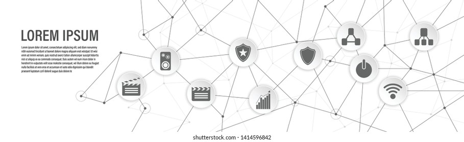 block chain icon. From Web set