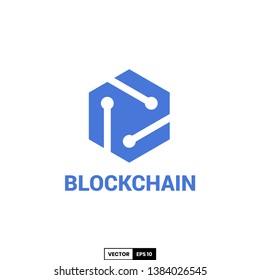 Block chain logo, design inspiration vector template for company logo