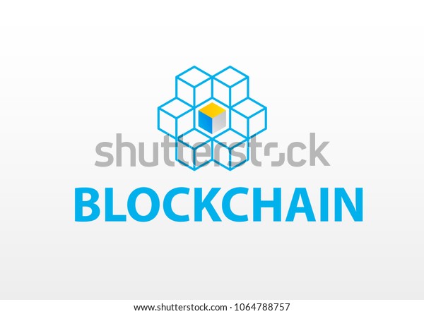 Block Chain Logo Icon 3d Isometric Stock Vector (Royalty Free) 1064788757