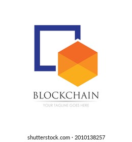 
Block Chain Logo Technology Icon. Digital Vector Modern Symbol. Company Logo Design Inspiration.