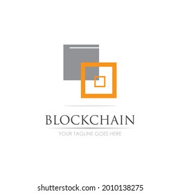 
Block Chain Logo Technology Icon. Digital Vector Modern Symbol. Company Logo Design Inspiration.