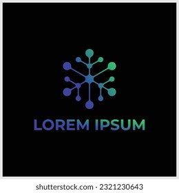 Block Chain Logo Technology Icon. Digital Vector Modern Symbol. Company Logo Design Inspiration.