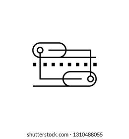 block, block chain, chain, technology icon. Element of future pack for mobile concept and web apps icon. Thin line icon for website design and development, app development