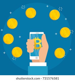 block chain tecnology concept