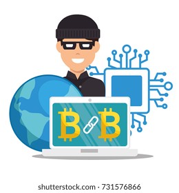 block chain tecnology concept