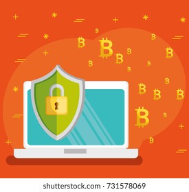 block chain tecnology concept