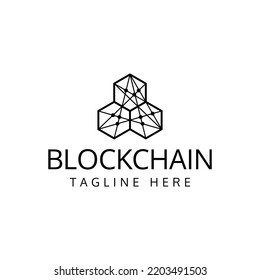 Block Chain Vector Logo Design Stock Vector (Royalty Free) 2203491503 ...