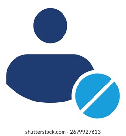 Block Contact Icon Element For Design