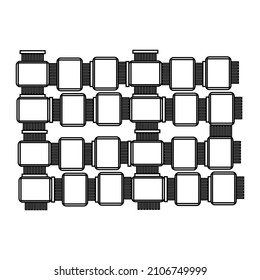 Block diagram computer technology sign