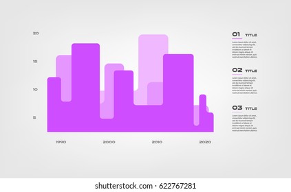 Block diagram elements color infographics. Some of chart, graph, parts, processes. Vector business template for presentation. Can be used for workflow layout, diagram, banner, web design