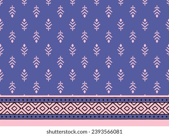 BLOCKFLORALLE MIT GRENZÜBERSCHREITUNG GANZ ÜBER DER DRUCKSEAMLESS-PATTERN-VEKTORGRAFIK