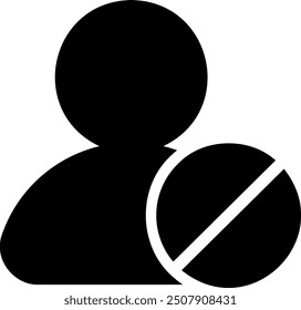 Vector de ilustración de icono de glifo de bloque
