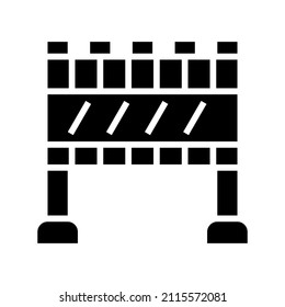Block icon isolated on white background
