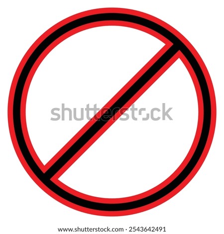 Similar – Image, Stock Photo No entry sing in snow near road