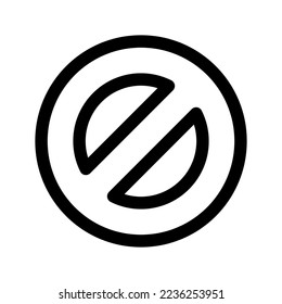 Block Icon Vector Symbol Design Illustration