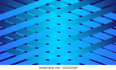 Block line abstract background with gradient blue color
