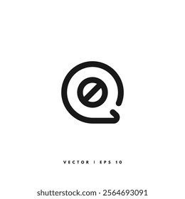 Block Massage Icon. Editable Stroke