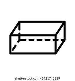 Block, Mathematics Flat Icon Logo Illustration. Mathematics Icon-set. Suitable For Web Design, Logo, App.
