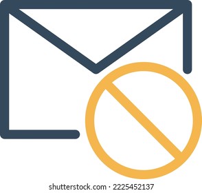 Block Messages Vector Icon which is suitable for commercial work and easily modify or edit it
