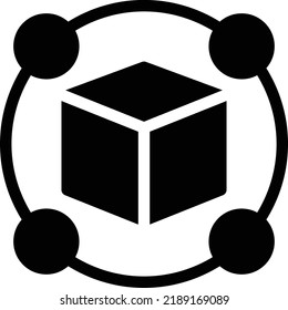 block network Vector illustration on a transparent background.Premium quality symbols.Glyphs vector icon for concept and graphic design.