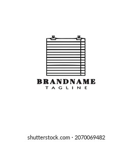 diseño de icono de caricatura de logotipo de notas de bloque ilustración de vector aislado moderna