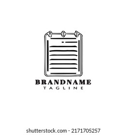 Logo-Cartoon-Symbol-Design-Vorlage schwarz moderne einzelne Vektorgrafik