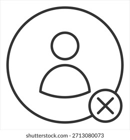 Vektorgrafik des Blockumrisssymbols