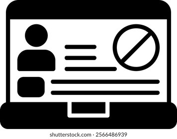 Block Outline Style Icon Design