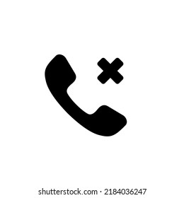 Block, Phone Call Blocking Icon Vector Isolated On White Background