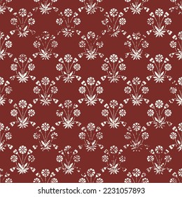 block print design pattern. batik design. EPS file format. 