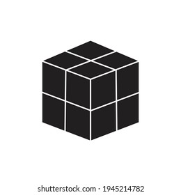 Block puzzle icon design . vector illustration
