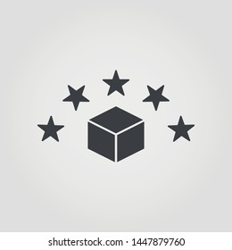 Block Reward flat icon. Monochrome creative design from blockchain icons collection. Simple sign illustration block reward icon for mobile and web usage.