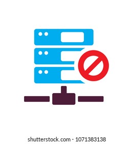 Block Server Icon Design