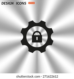 block settings. icon. vector design