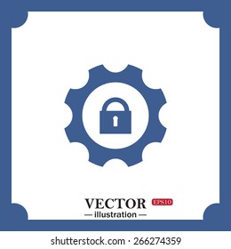 block settings, web icon. vector design