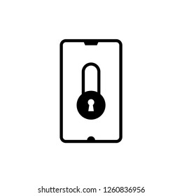 Block smartphone vector illustration