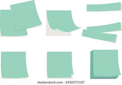 Material del marco de la ilustración de la nota adhesiva