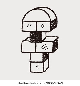 block toy doodle