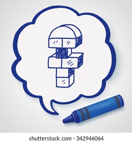 block toy doodle