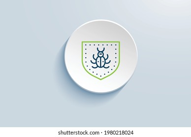 Block Unauthorized Access Icon Vector Design